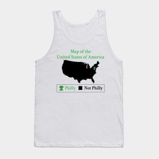 Map of the United States of America Tank Top